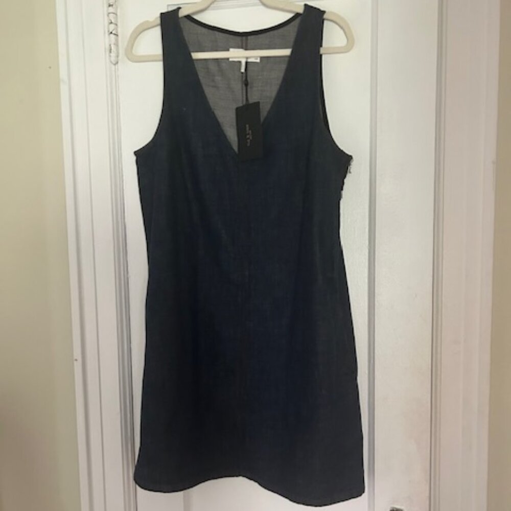 Rag & Bone Dress Naia Mini Denim Sleeveless - NWT - Size L